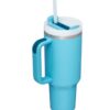 Stanley 40 oz Quencher H2.0 Tumbler with Straw – Blue - Image 2