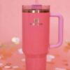 Stanley The Quencher H2.0 FlowState Tumbler | 40 oz Pink Parade - Image 2