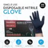 Nitrile Gloves, Black, 5 Mil, (200) - Image 2