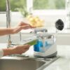 Casabella Sink Sider Duo with Sponge - (White & Chrome Plating) - Image 7