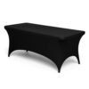 EZKOS Black Spandex Table Cover – 6fit, for Party, Banquet - Image 4